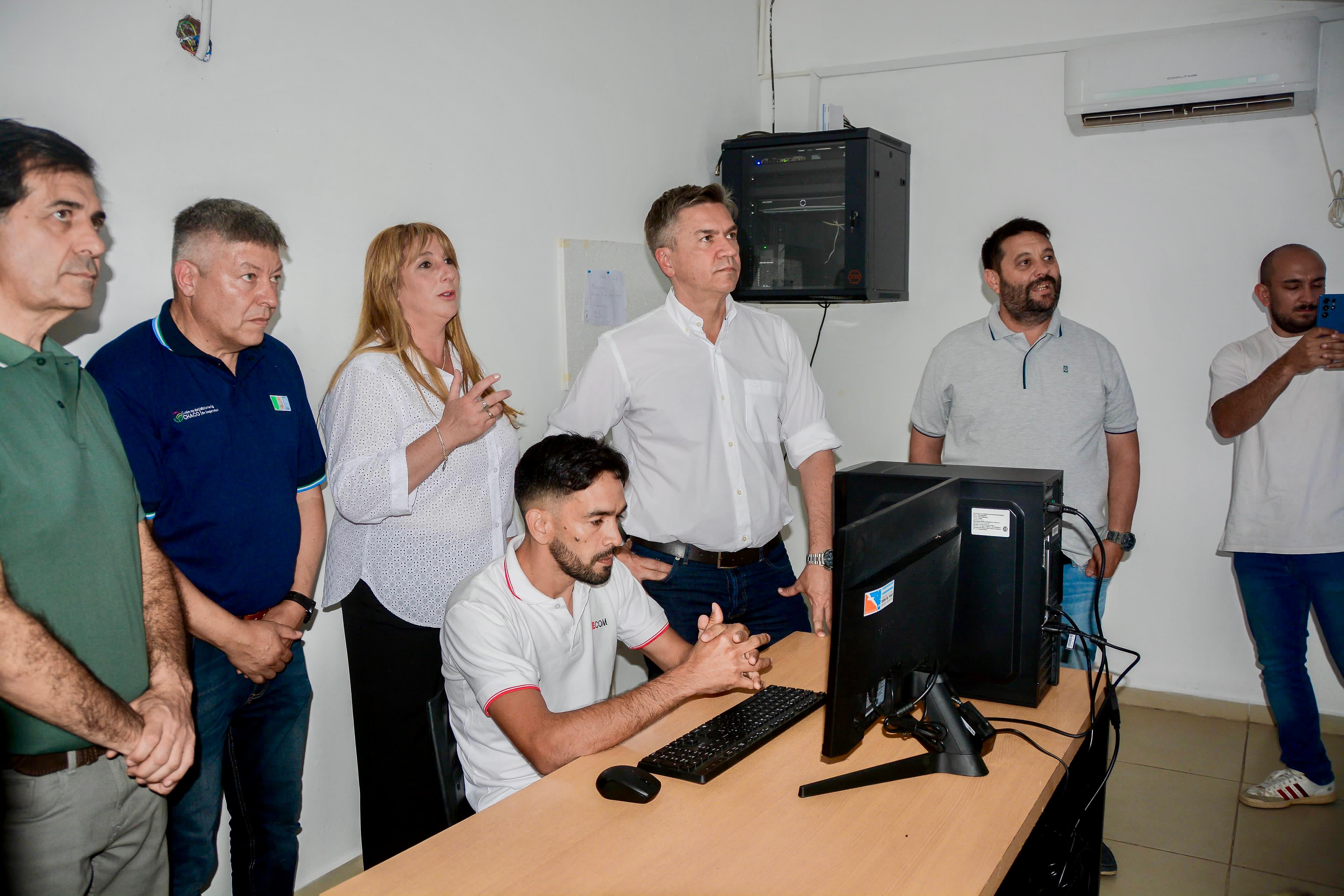 *ANIVERSARIO 137° DE COLONIA POPULAR: EL GOBERNADOR ZDERO INAUGURÓ UN NUEVO CENTRO DE MONITOREO