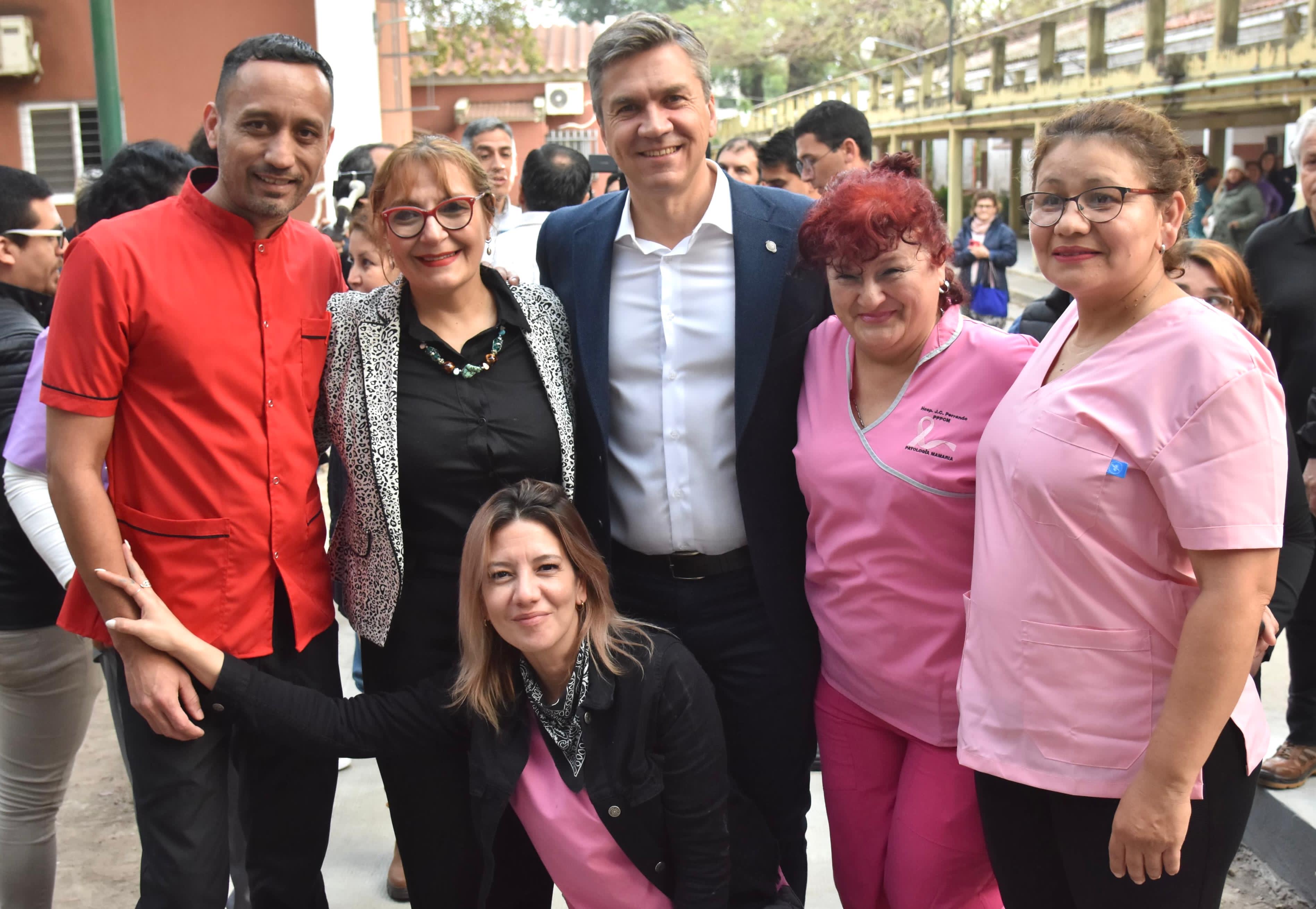 HOSPITAL PERRANDO: EL GOBERNADOR ZDERO INAUGURÓ EL NUEVO SERVICIO DE PATOLOGÍA MAMARIA