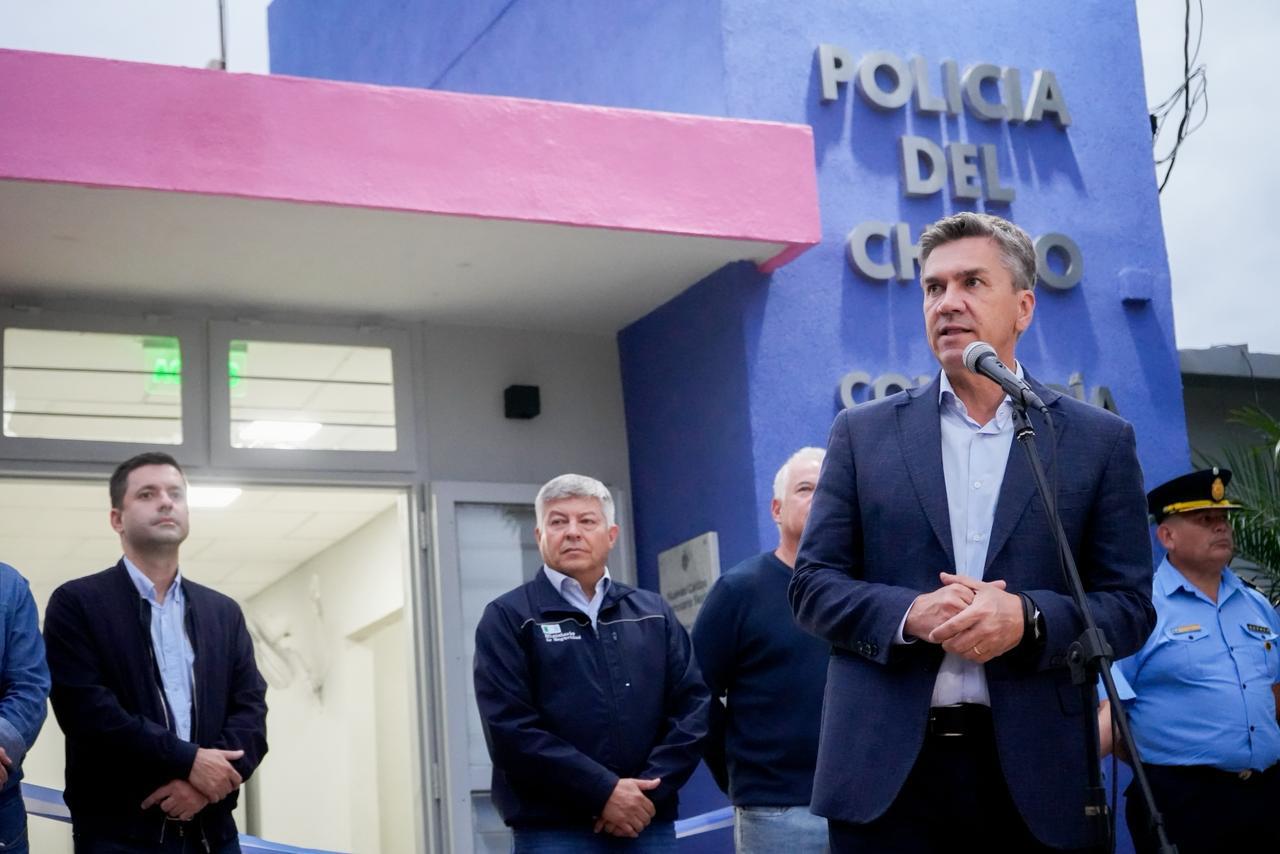 S&Aacute;ENZ PE&Ntilde;A: EL GOBERNADOR ZDERO INAUGUR&Oacute; LA NUEVA COMISAR&Iacute;A SEXTA Y REMARC&Oacute; EL AVANCE EN SEGURIDAD JUVENIL