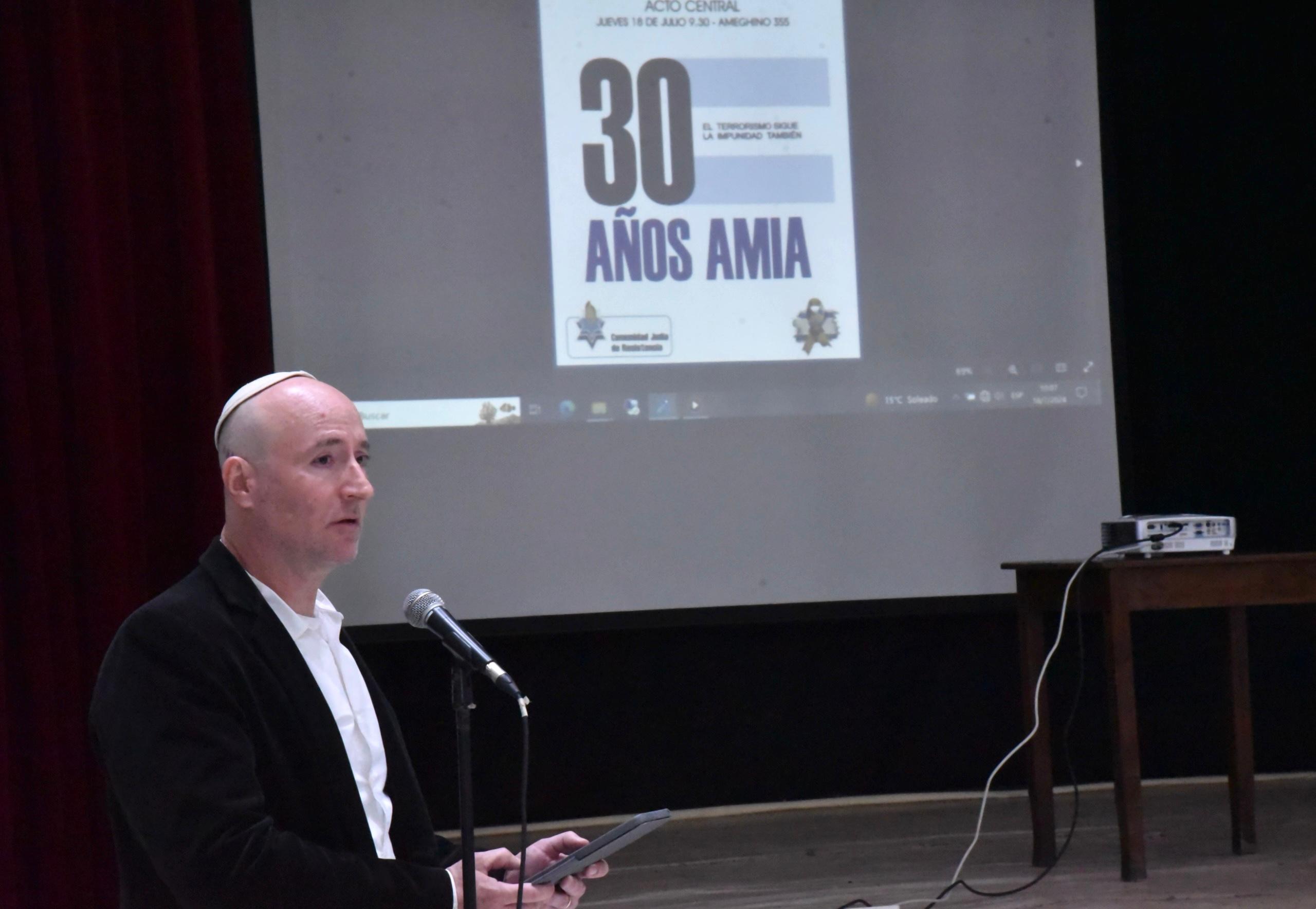 *ZDERO ACOMPAÑÓ EL ACTO POR EL 30° ANIVERSARIO DEL ATENTADO A LA AMIA*